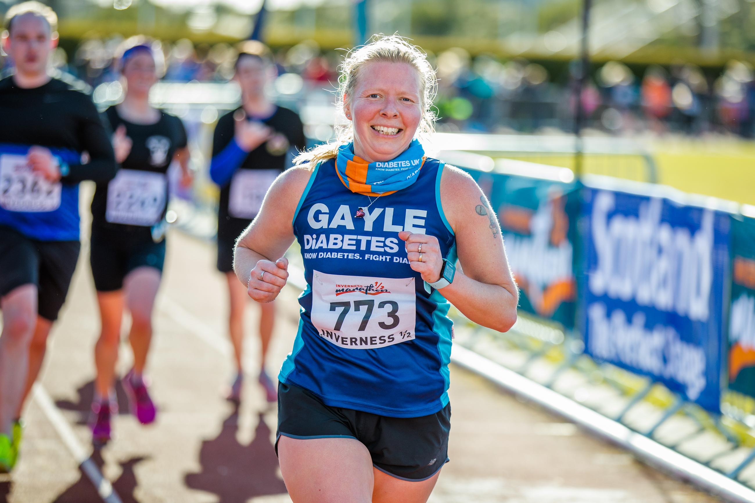 Inverness charity runner closes in on the Finish Line