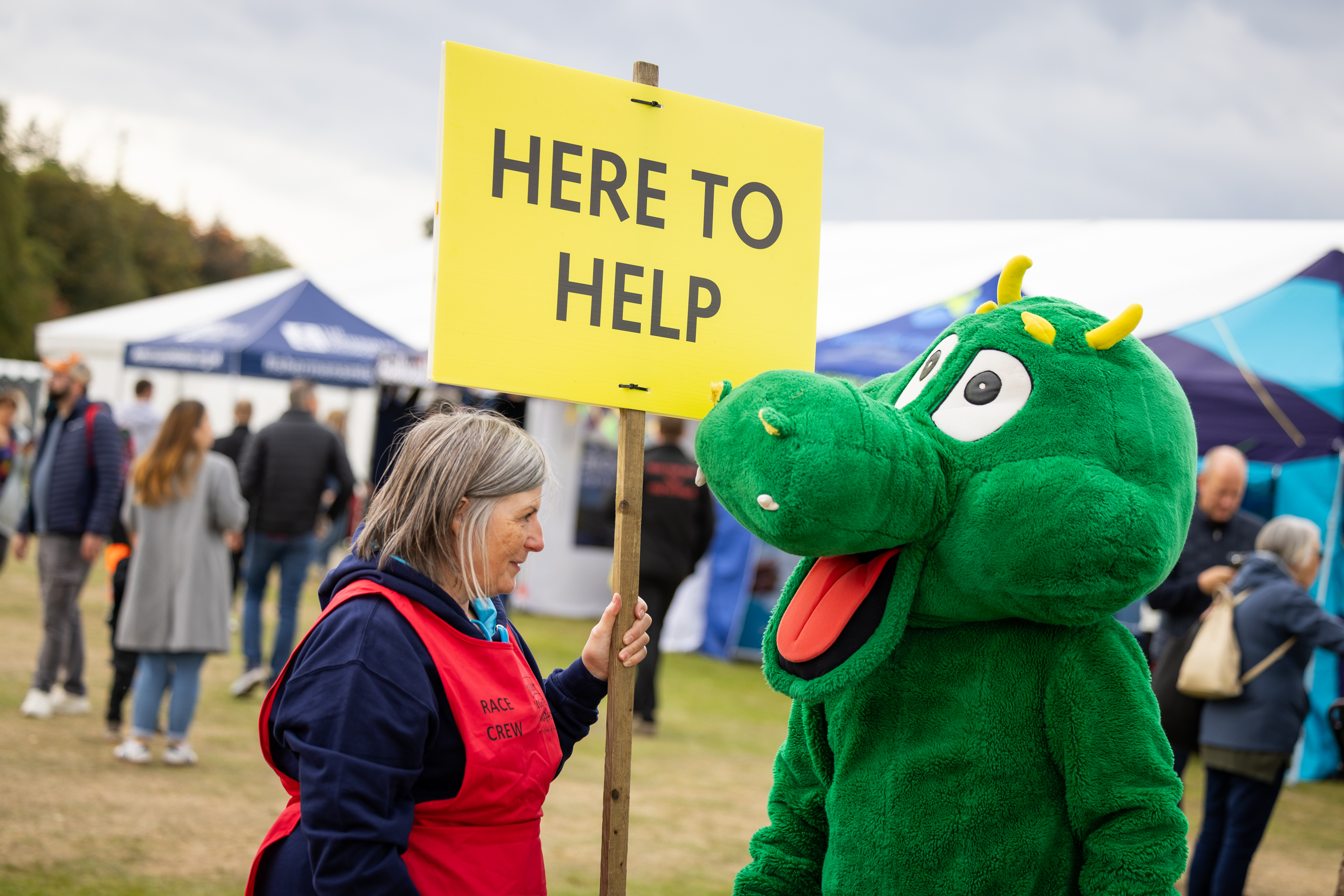 Loch Ness marathon volunteer