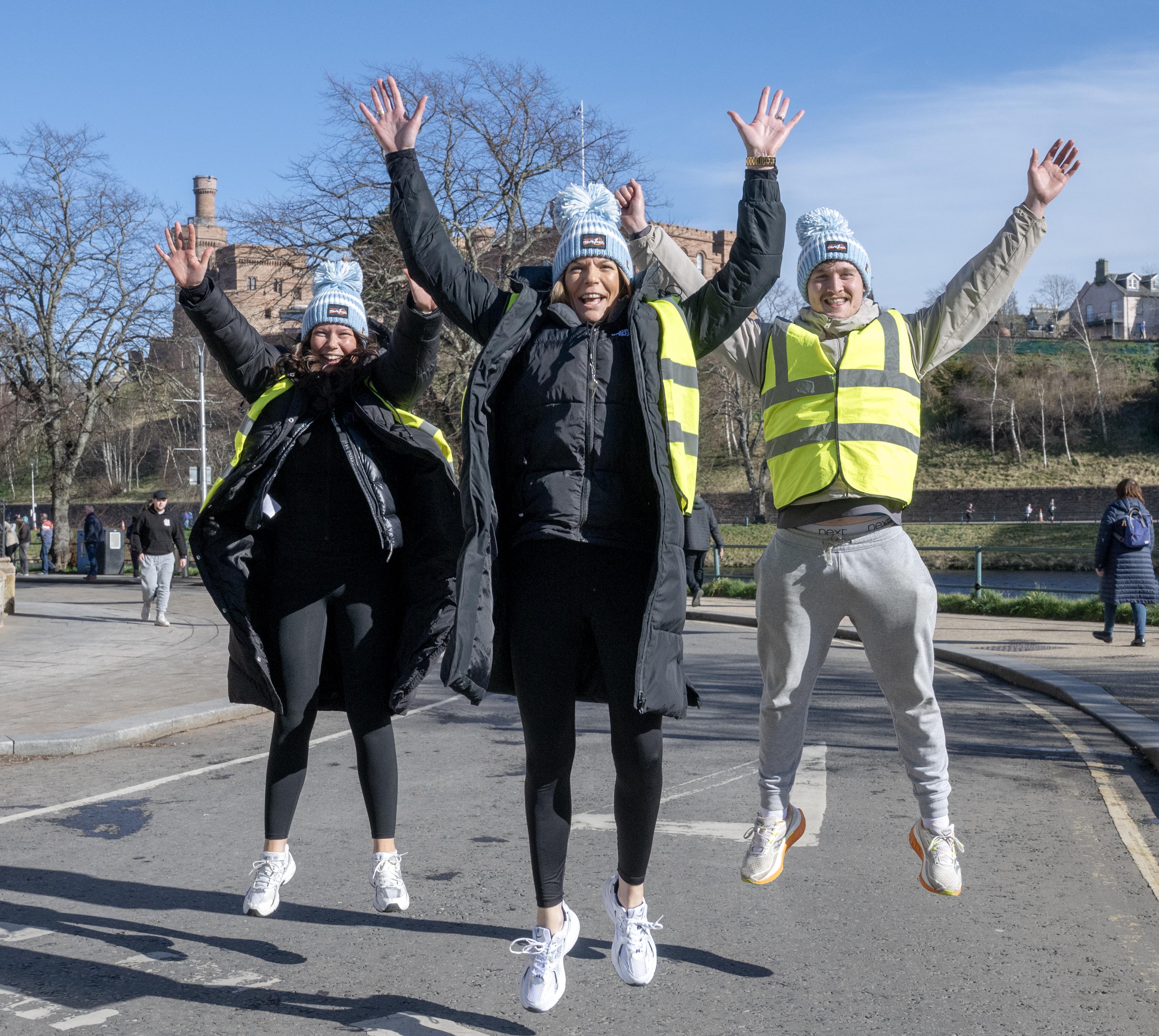 Volunteers at Inverness Half