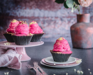 Baxters beetroot cupcakes